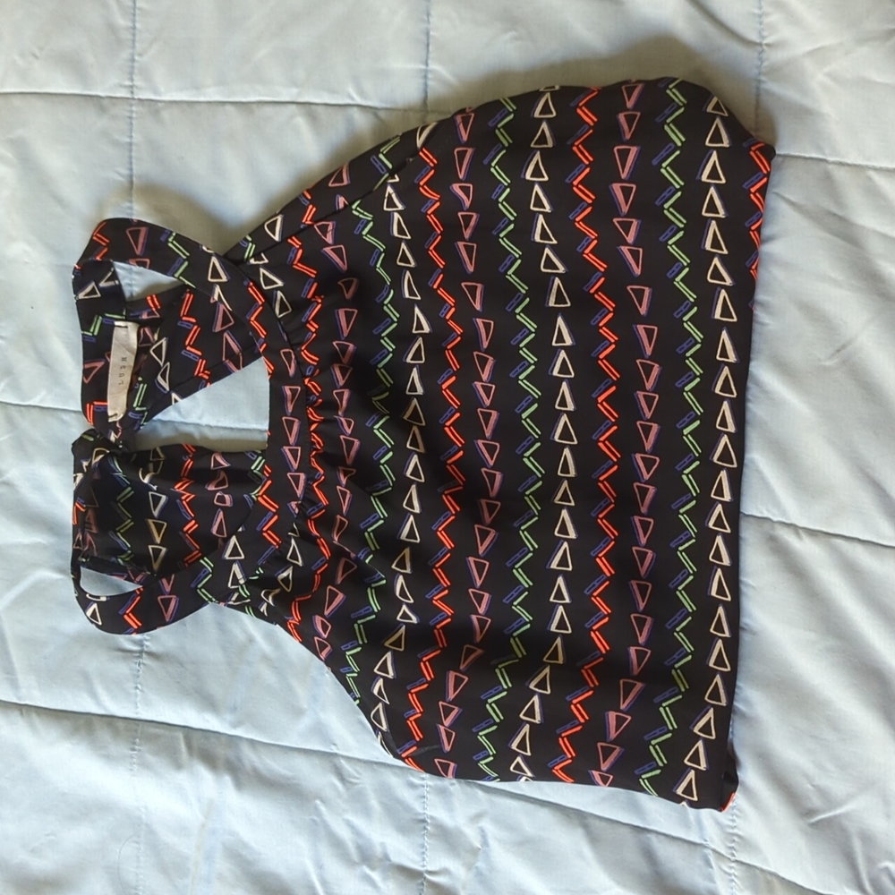 80s Style Open Back Halter